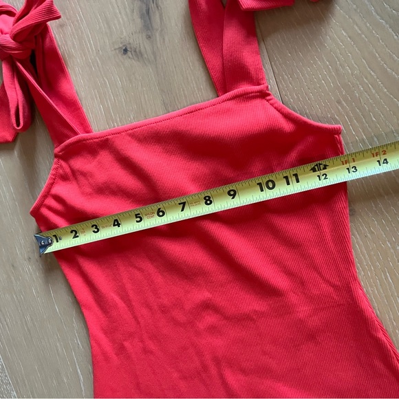 Sezane Red Mini Dress - Picture 5 of 6